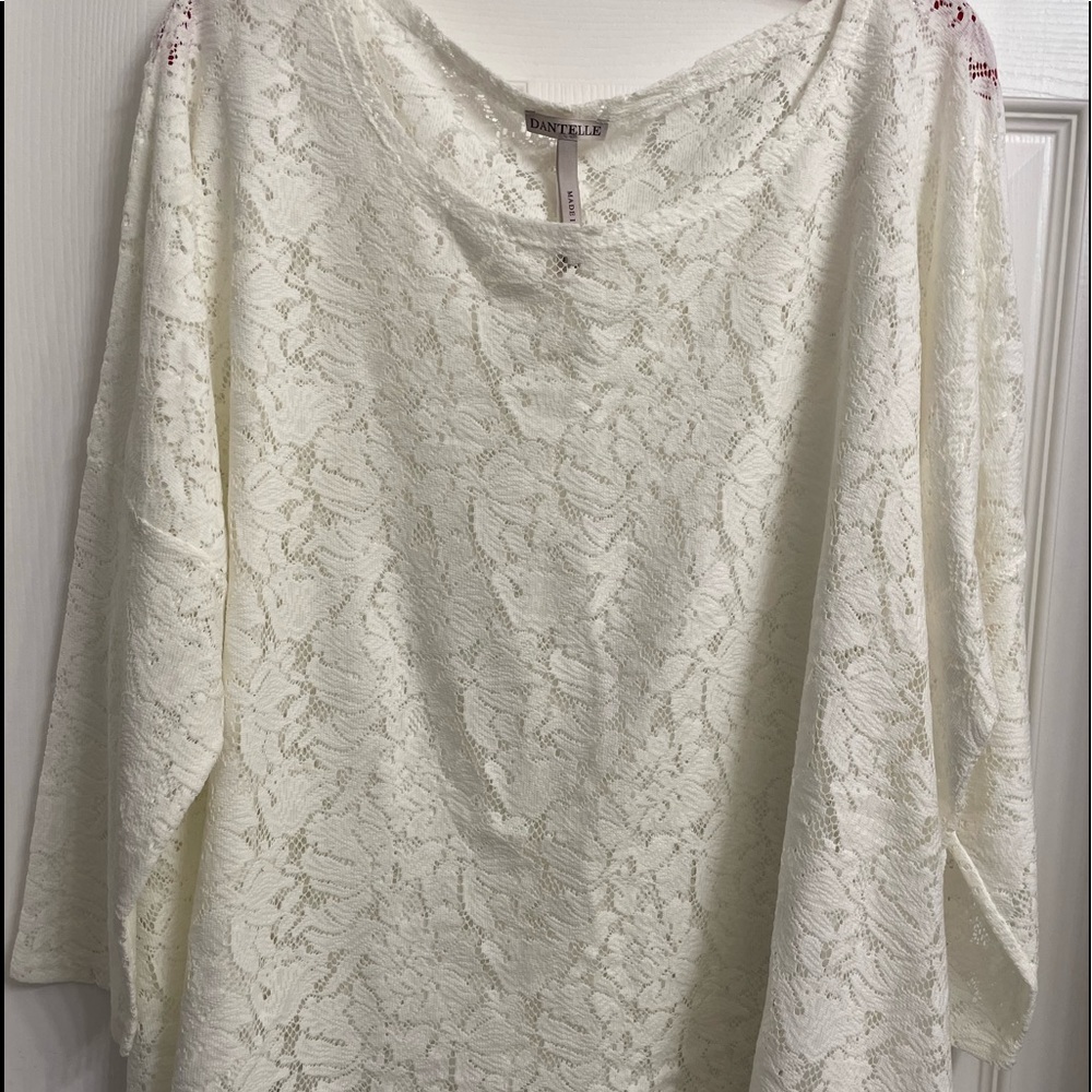 Danielle Lace Top. 3X